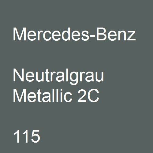 Mercedes-Benz, Neutralgrau Metallic 2C, 115.